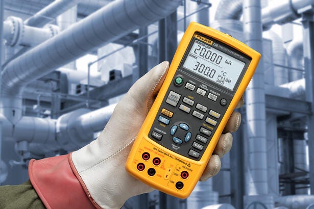 Multifunction process calibrator Precision VDC/mA/RTD/TC/loop