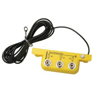 Jordingsbox slim med 3x10mm han trykknap