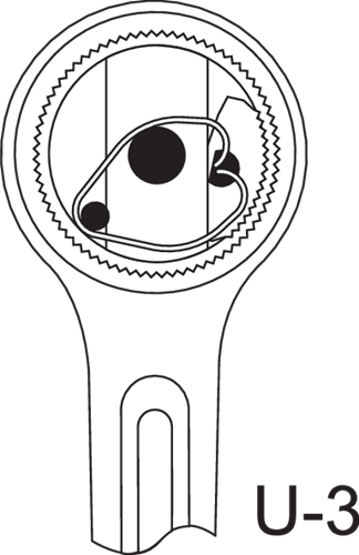 Gedore ratchet wrench 3/8 200mm long