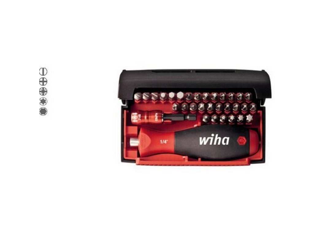 Bit set Collector standard 32-piece w/handle + bit holder