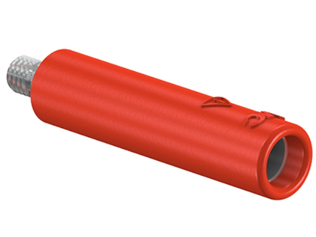 Adapter B4E-M4-I red w/M4 thread CAT II 1000V 32A