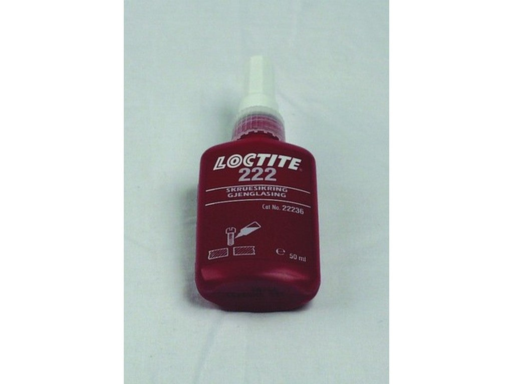 Loctite 222 skruesikring svag 50ml flaske
