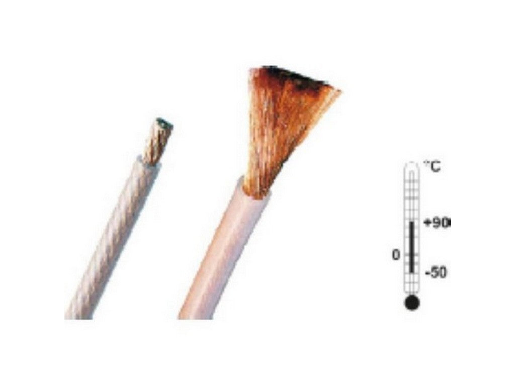 Silicone ledning 6mm transper SILI-S 54A/1500V
