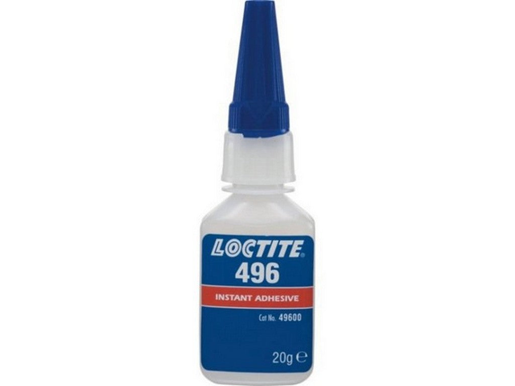 Loctite 496 instant adhesive for metal 20g bottle