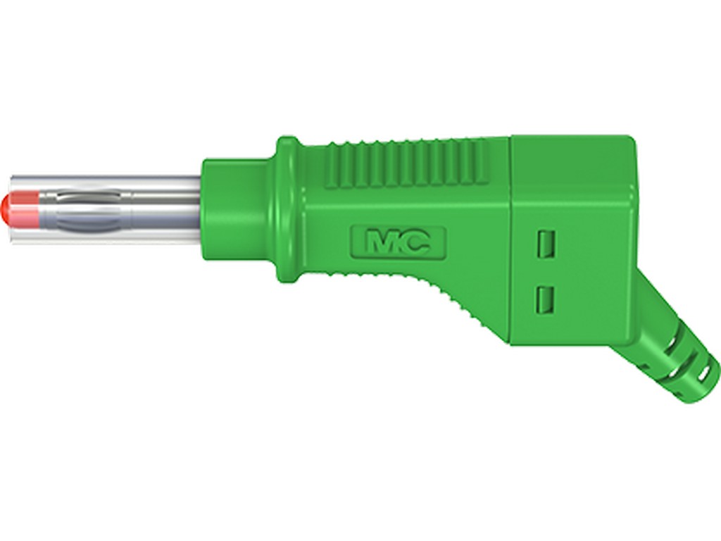Stabelbar stik XZGL-425 grøn 600V CATII 32A skruemont.