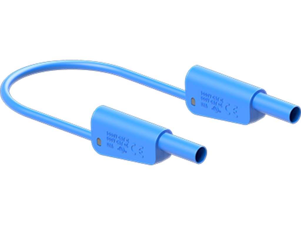 Test lead SLK4N-F25 PVC 100cm Blue 1000V CATII/600V CATIII 32A