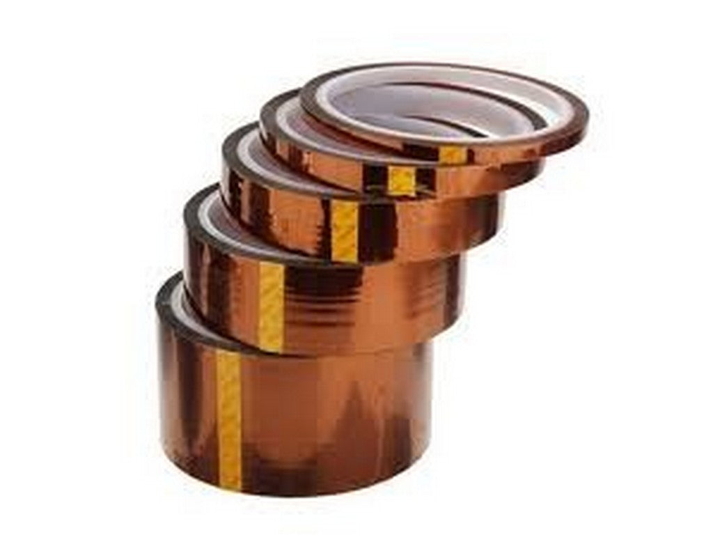 Kaptontape PI silikone PSA ESD 10mmx33m ruller af brun isoleringstape