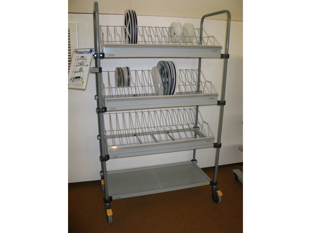 SMD reol på hjul u/SMDhold RR-ESD DxLxH: 540x1100x1785mm