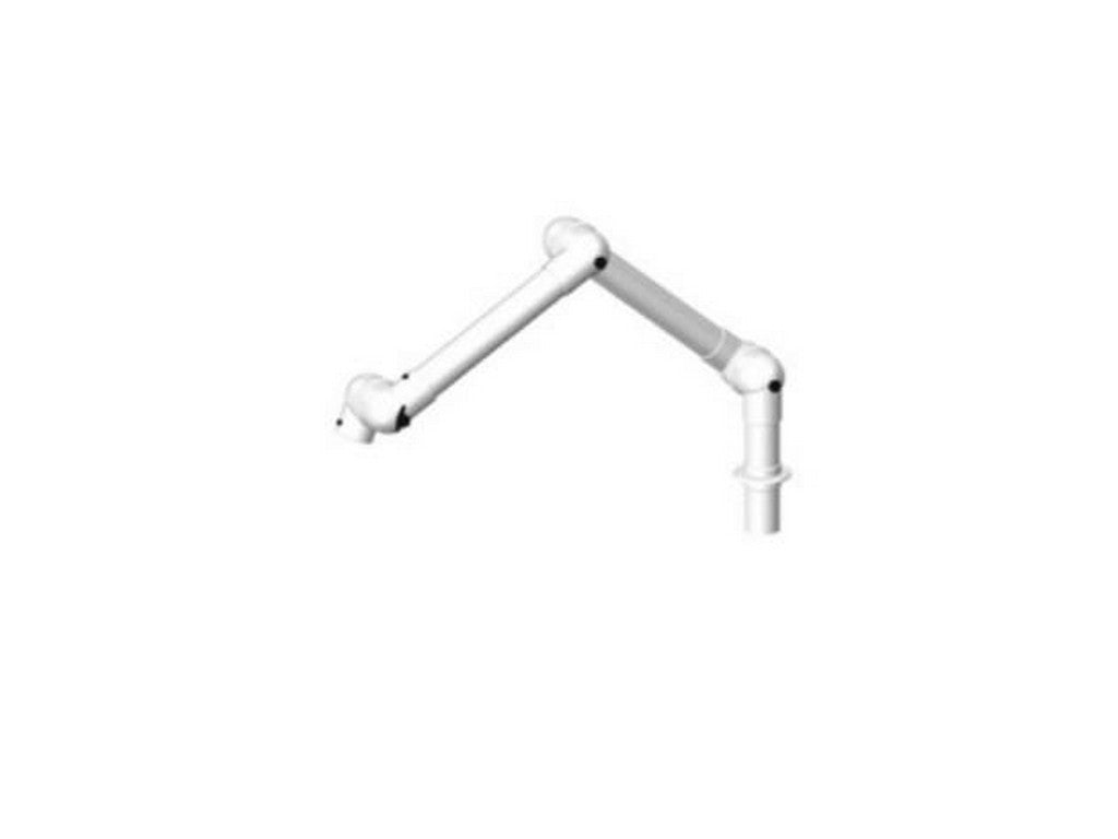 Sugearm 3 led t/bordmontering hvid, 1620 mm. Alsident System 75-9065-1 i hvid.
