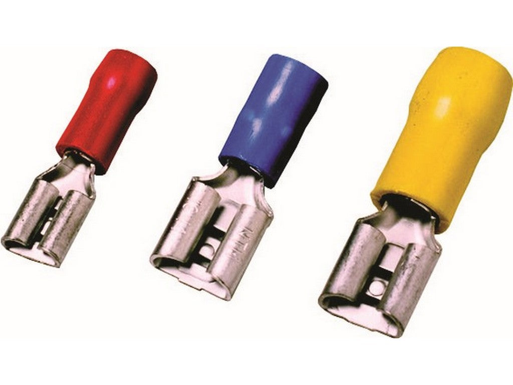 Fladstik isoleret hun rød 0,5-1mm²-4,8x0,5mm