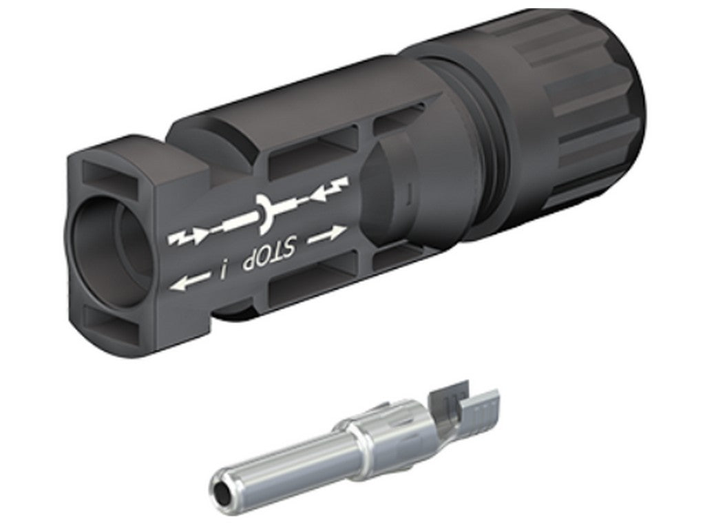 PV stik (+) MC4 PV-KST4/10II for kabel Ø7-8,8mm (10mm²) VDE: 1000V 45A