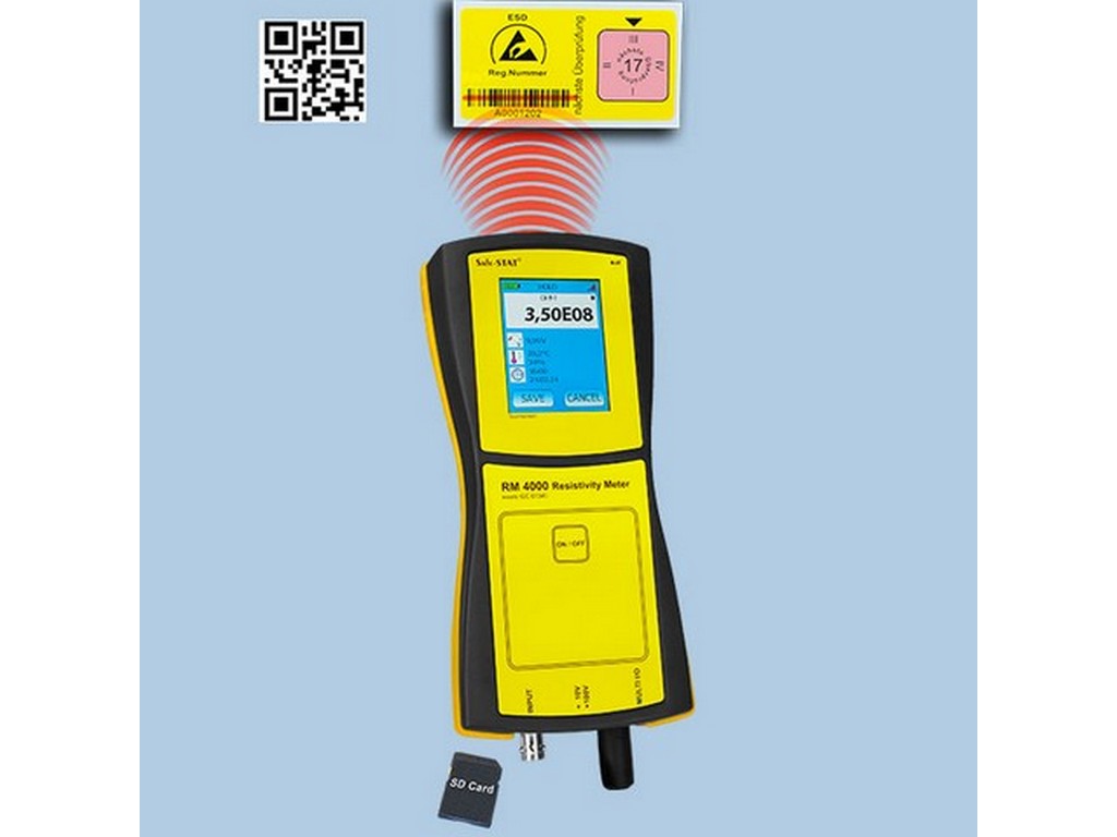 Safe-STAT Teraohmmeter RM 4000 incl. measuring cable