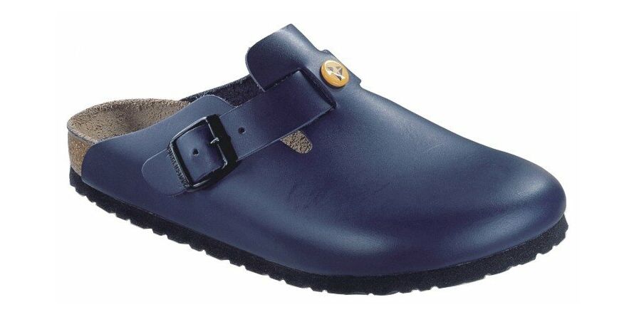 Birkenstock Boston Clog ESD Str. 38; Blå Smal