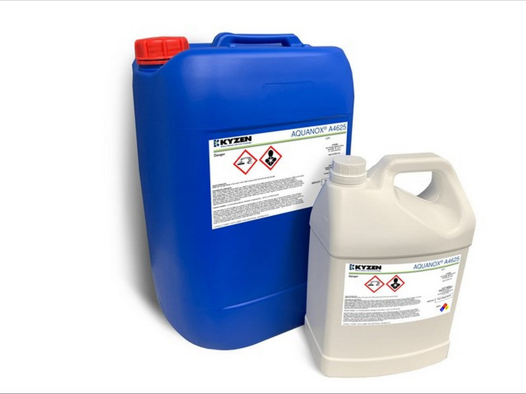 Rensevæske AQUANOX A4625N til PCB i blå og hvid dunk på 5 liter