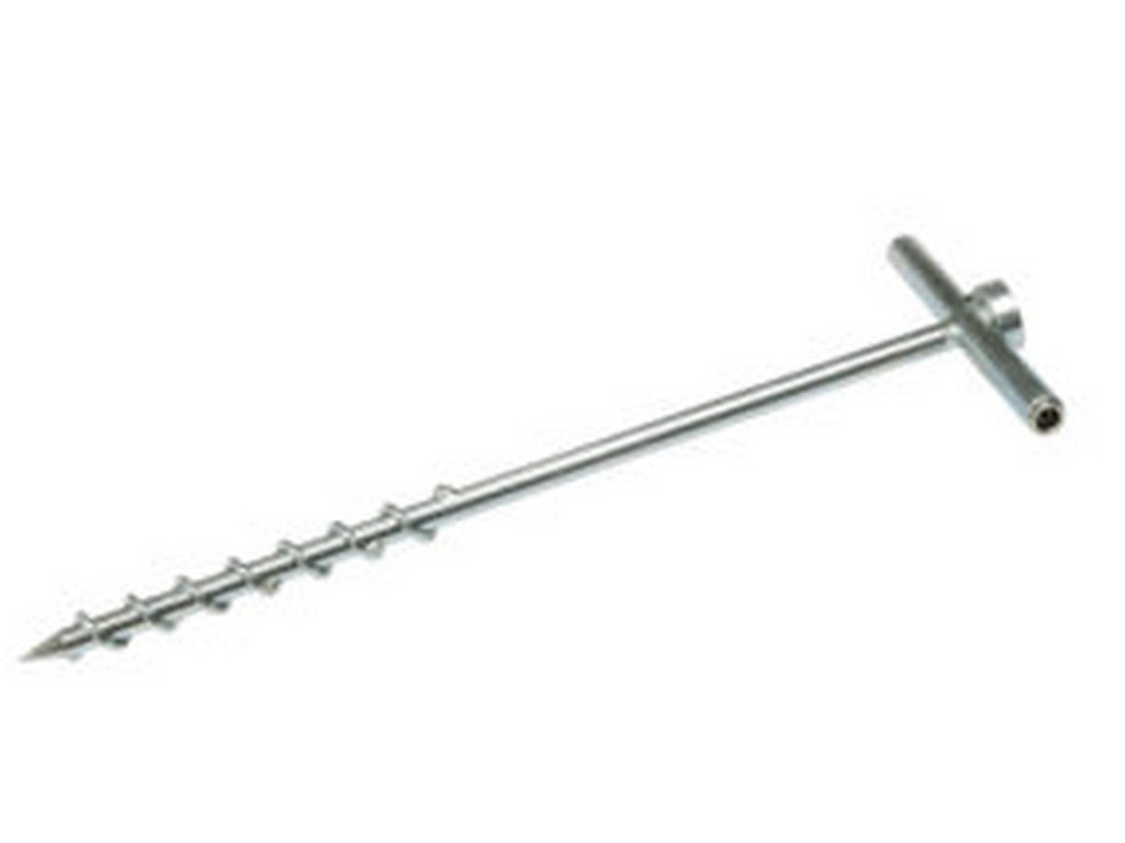Jordspyd med gevind m/4mm bøsning Ø12mm 42cm lang