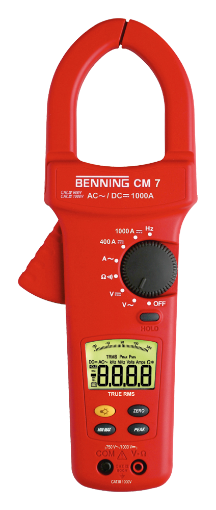 BENNING TRUE RMS AC/DC 1000A, clamp meter