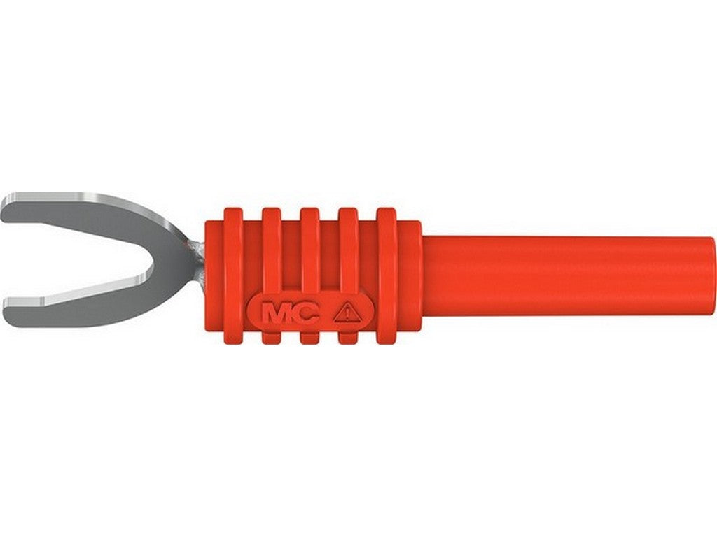 Adapter XKS-A kabelsko/banan rød 1000V - CAT II