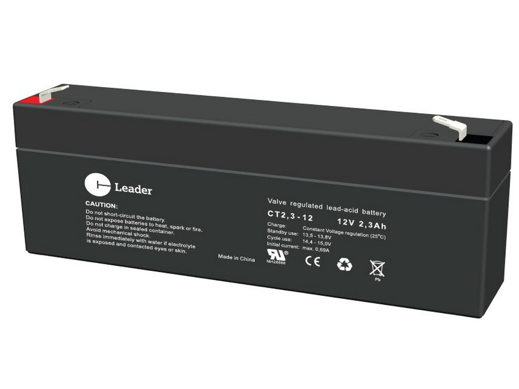 CT-Leader 12V/2,3Ah VdS Fast-on 4,8mm