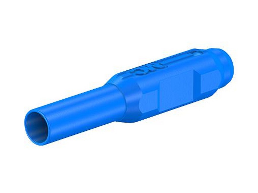 Bøsning blå MS1525-B, Stäubli in-line Multilam® sokkel