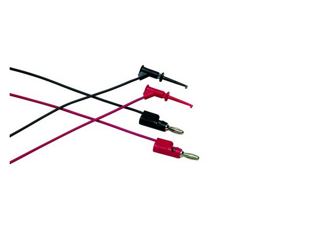 Testledninger m/microkrog prob 30V AC / 60V DC 3A