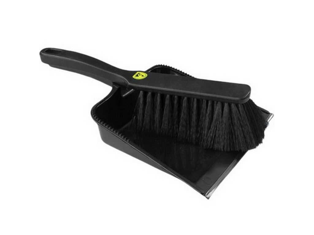Hand broom with dustpan ESD