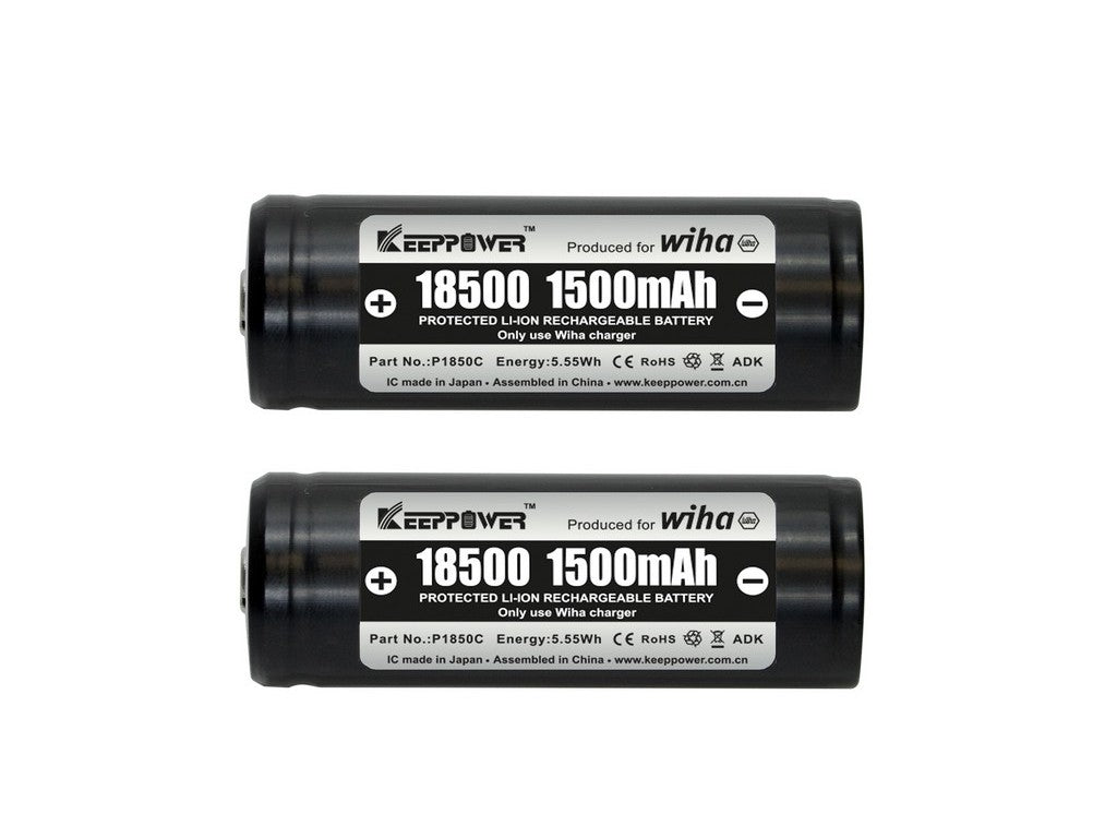 SPEEDE®accu batterier, 2 stk. Protected 18500 Li-ion Battery