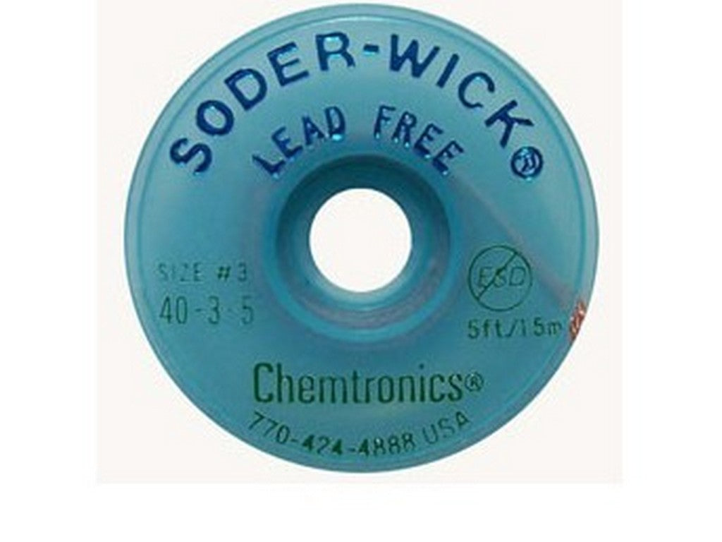 Sugetråd no-clean flus 1,5mm gul blyfri tin dåse m. 10 stk