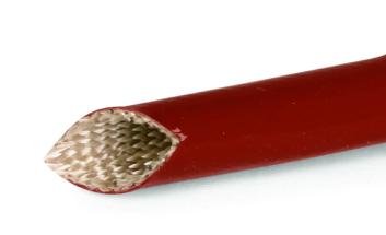 Silicone glasflex 100m rød/brun 8mm