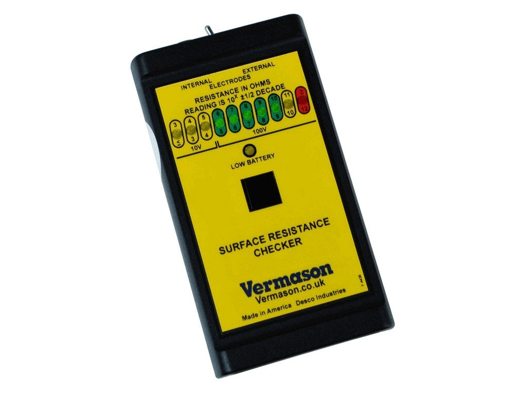 Tests surface resistance