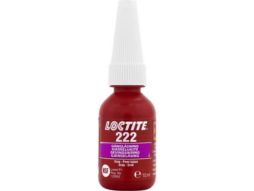 Loctite 222 threadlocker weak 10ml bottle
