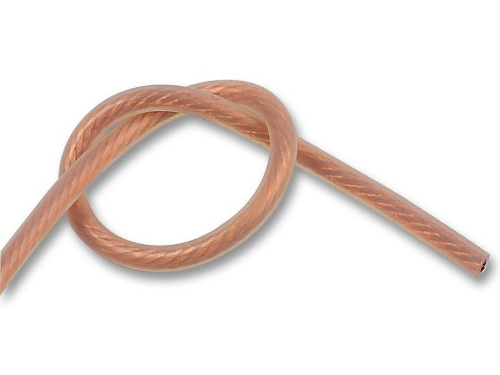 Silicone ledning 95mm² transparent 290A