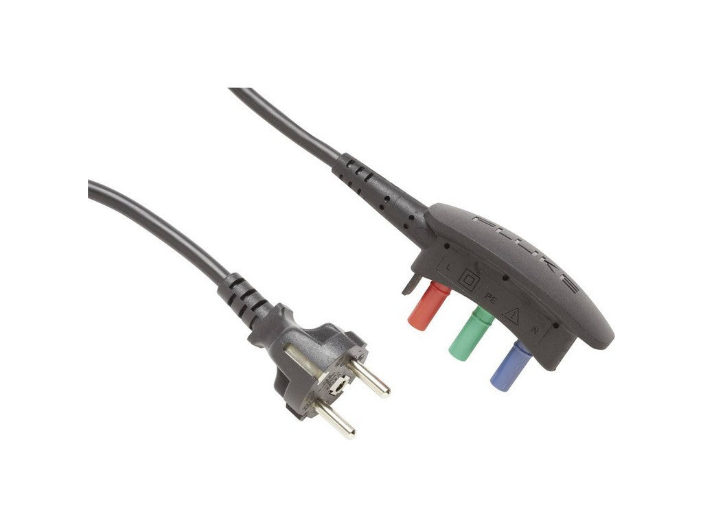 Fluke FLK-166X-MTC-SCHUKO Main Test Cord Schuko close-up