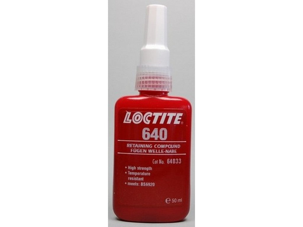 Loctite 640 lejesikring STÆRK 250ml flaske grøn