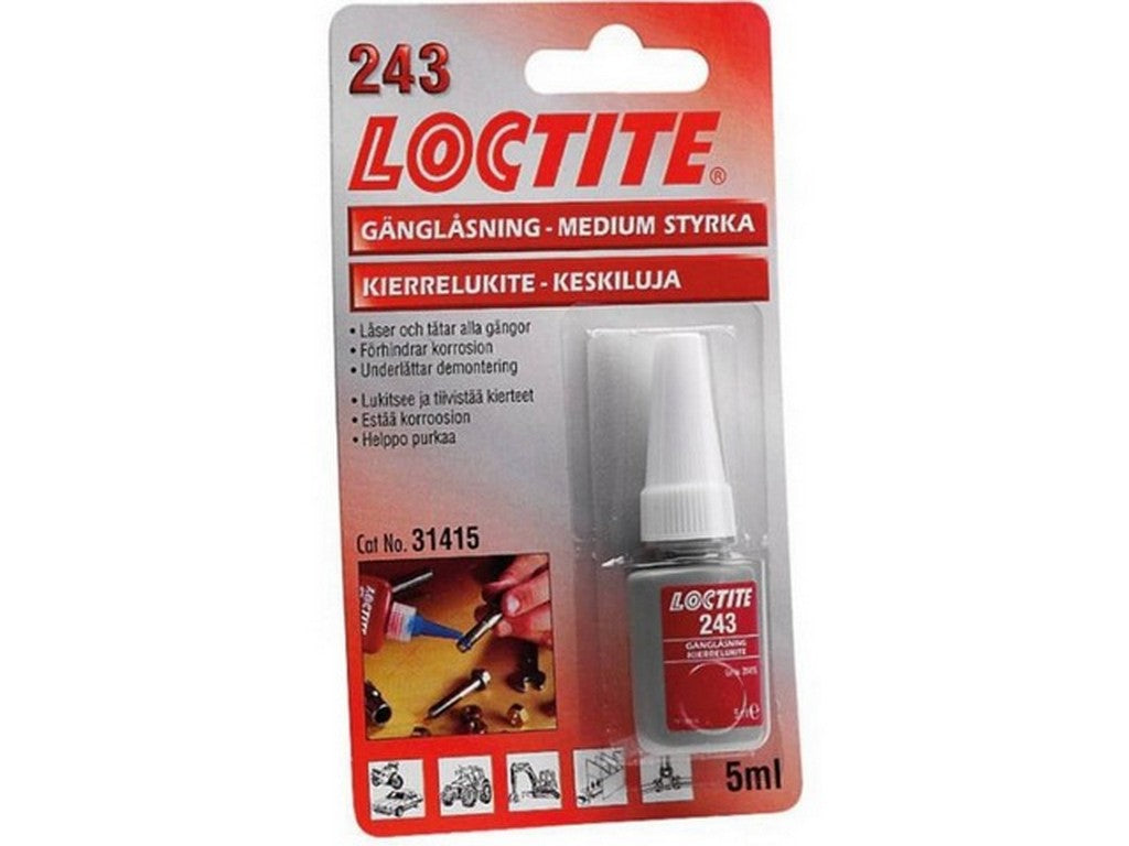 Loctite 243 screw lock medium 5g tube