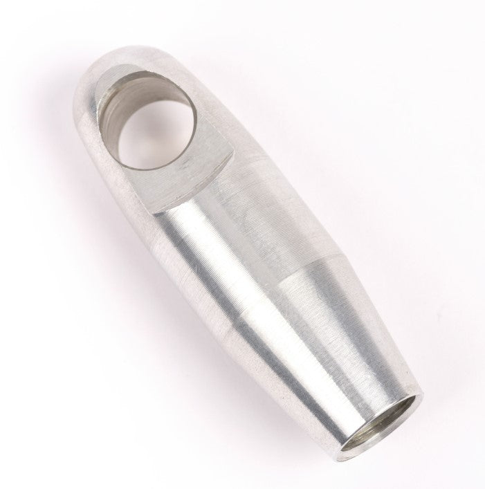 Træk-øje Ø11mm f/rørål Ø18x55mm m/M12 indv. gev