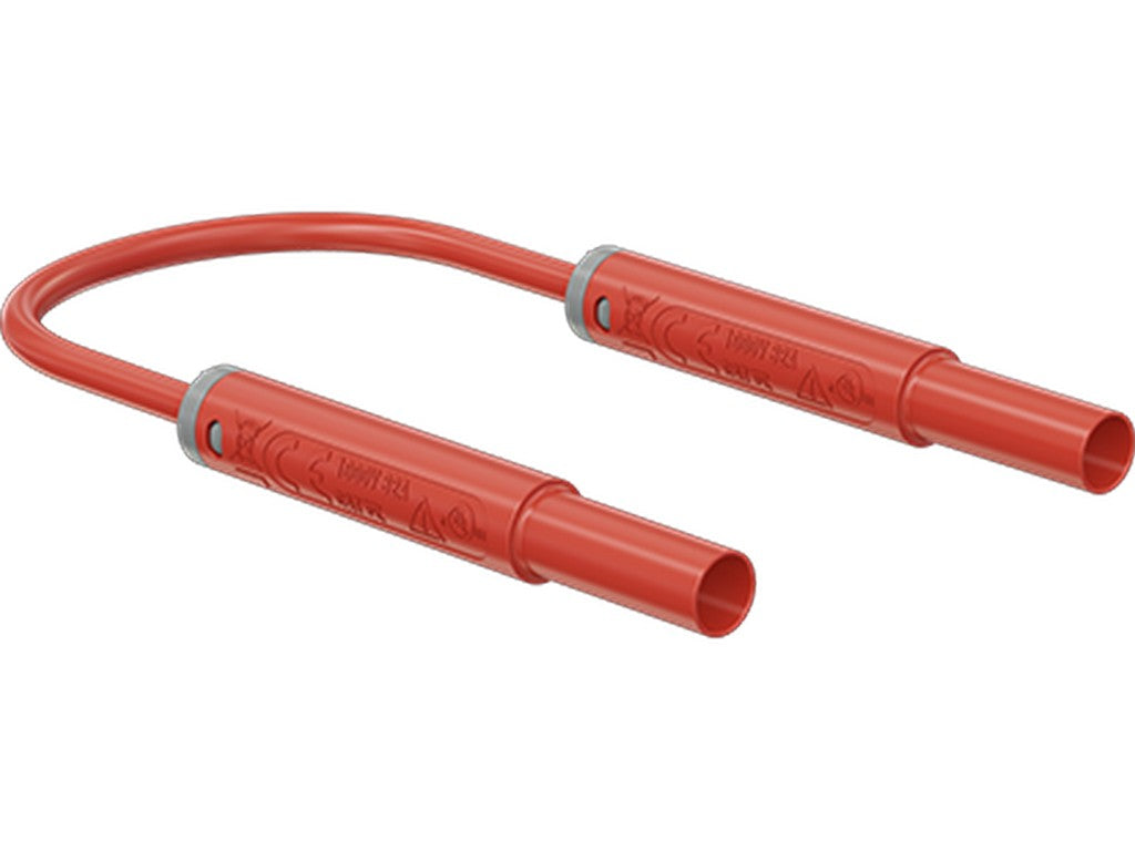 Prøveledning SIL SAK4N-S25 Ø4mm Rød 100cm 1000V CATIV 32A