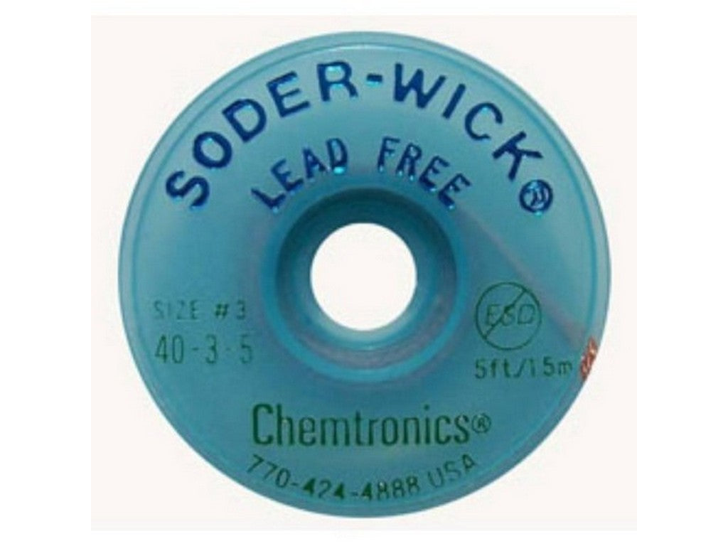 Sugetråd no-clean flus grøn2,0 til blyfri tin dåse m. 10 stk