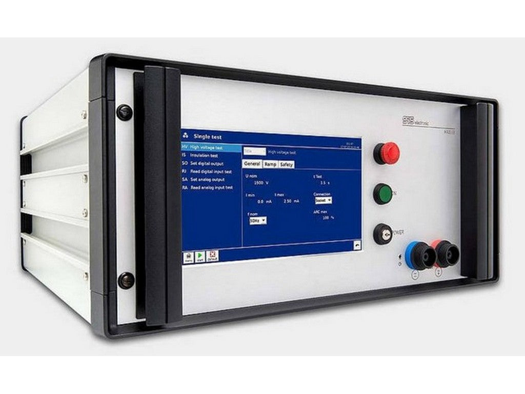 Hipot tester 0,1-5,5kV 0-3mA AC/0,1-6kV 0-10mA DC isolation 0,1-6kV 250kΩ - 1GΩ ARC detection 0-100%
