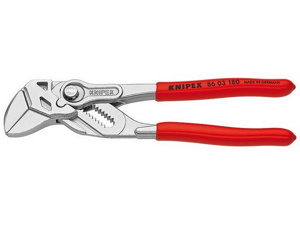 Parallel-tang m/glatte kæber 180mm forniklet m/PVC på greb