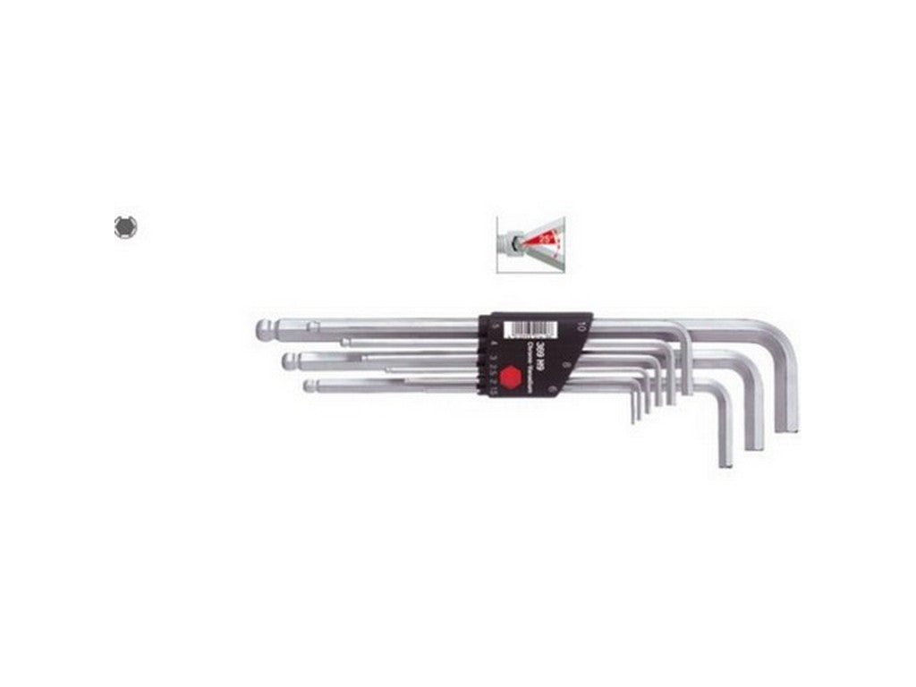 Allen key set w/ball 1.5-10mm 9 parts