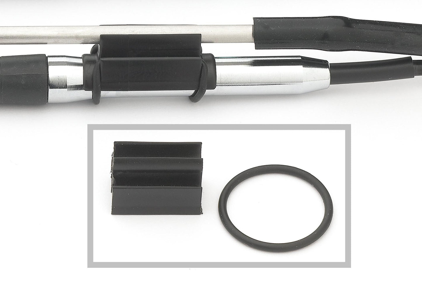 FE clip set for FE mounting pipe Ø 6.0mm