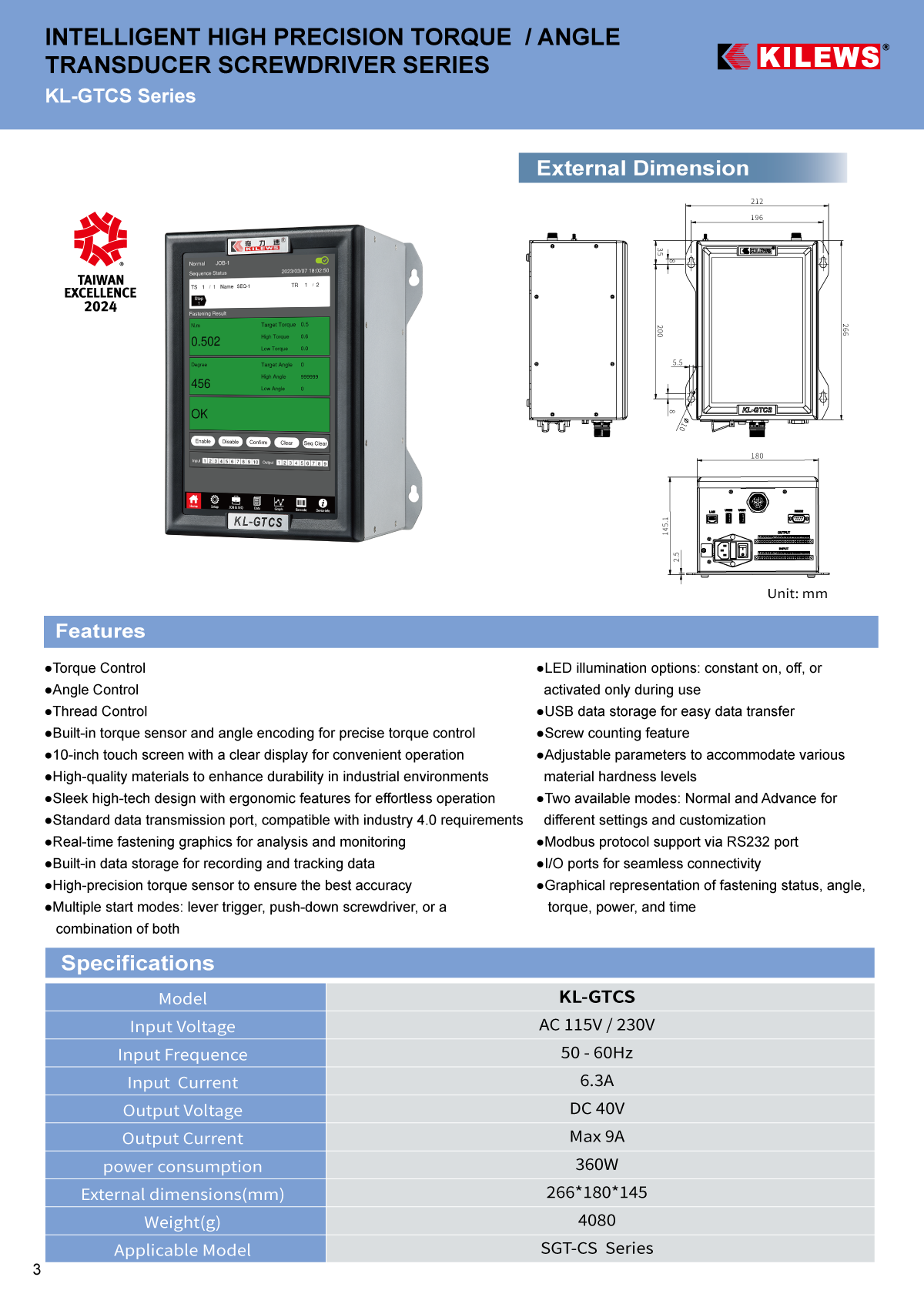 Smart Industrial Controller GTCS