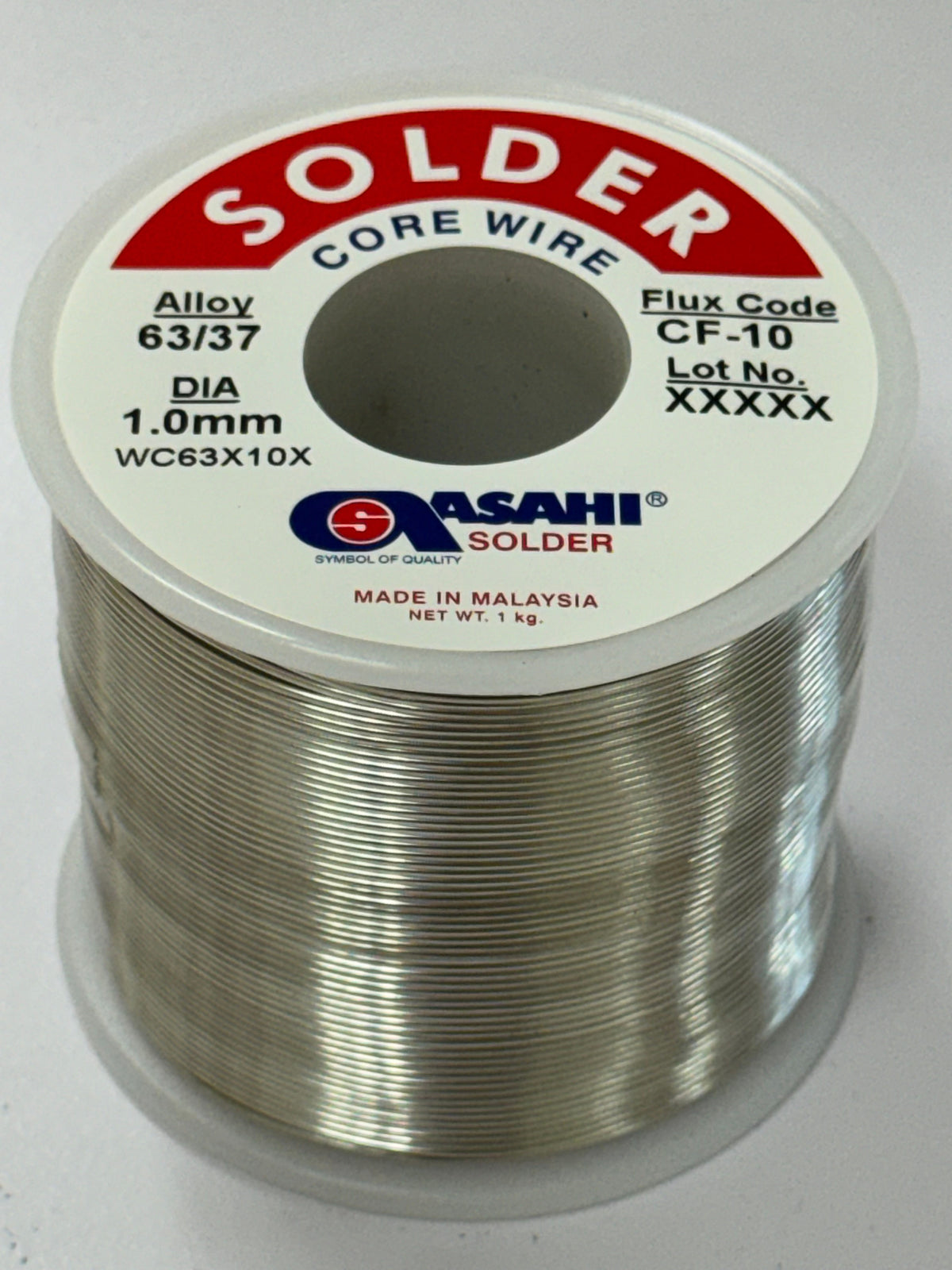 Loddetin 1,0mm Sn63Pb37 500g CF-10 (RA) ROH1 STD-J 004