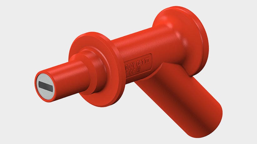 Magnet adapter XMA-7L Sort 1000V AC/1500V DC CAT IV 2A