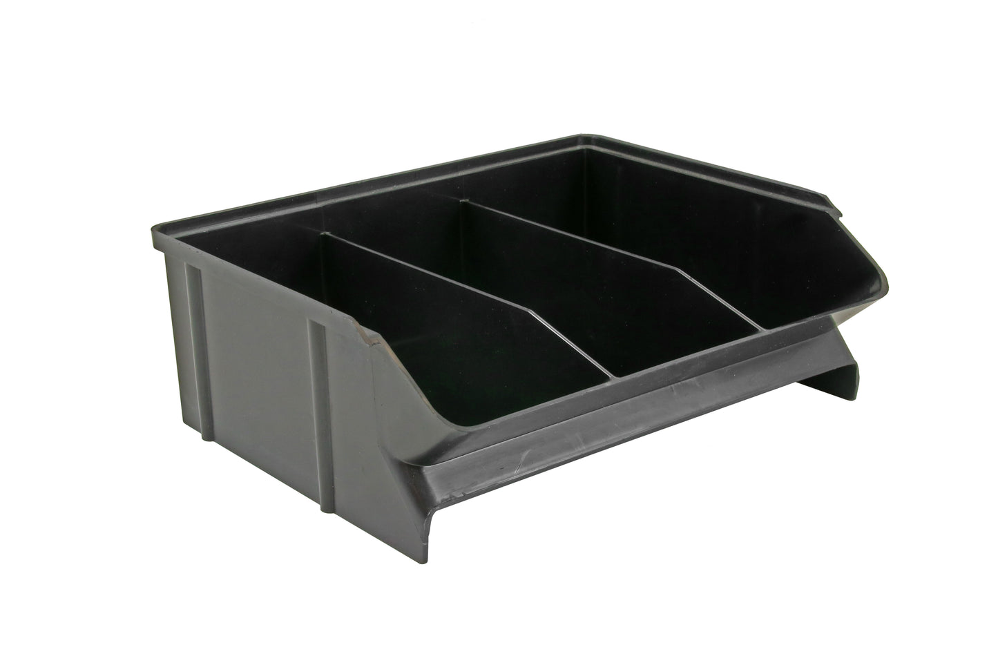 Storage box ESD w/2 dividers 160x198x70mm