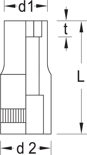 Gedore 1/4 socket 11mm