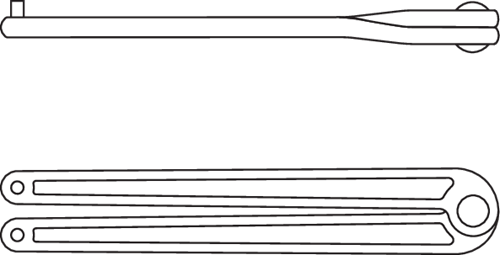 Tapnøgle 3,0mm justerbar