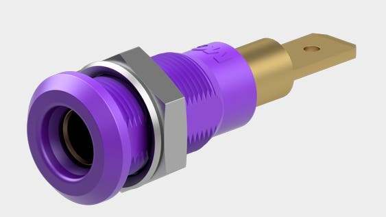 Bøsning LB4H-IF/A sort 30V AC/60V DC - 25A CATI