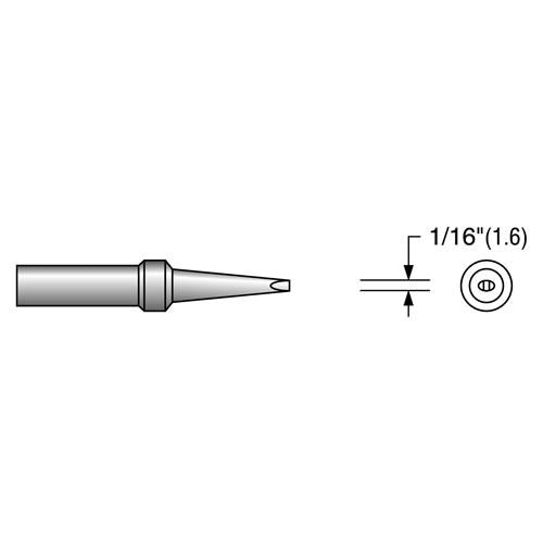 Soldering tip 1.6mm screw thread.