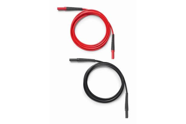 CAT III 1500 V, SUREGRIP SILICONE TEST LEADS, STRAIGHT-STRAIGHT